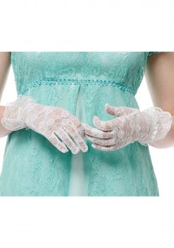 Costume Culture By Franco LLC Women's White Lace Costume Gloves
