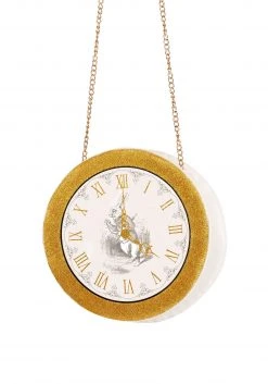 Fun Costumes White Rabbit Clock Purse