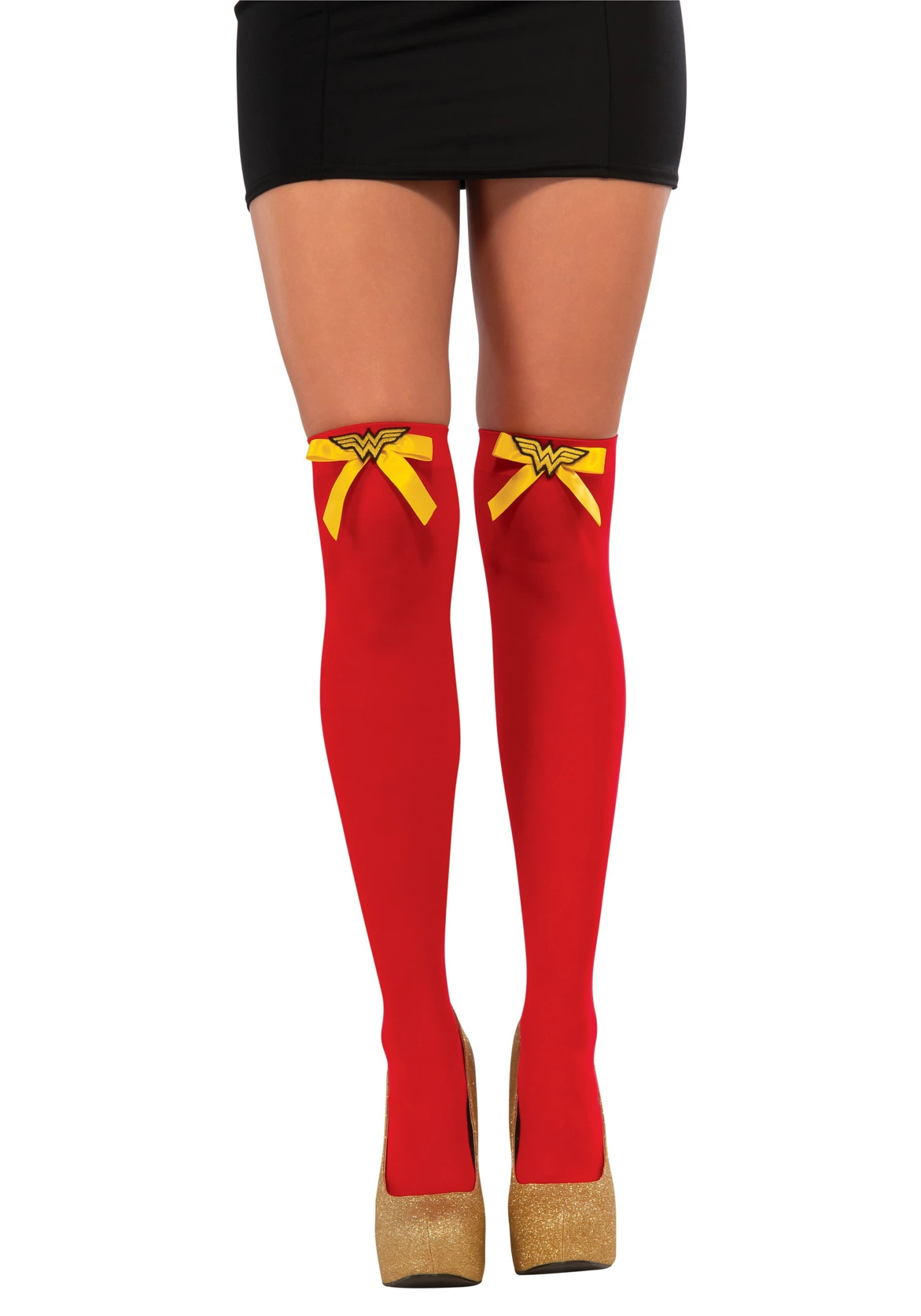 Rubies Costume Co. Inc Wonder Woman Thigh High Stockings 1 Rubies Costume Co. Inc Wonder Woman Thigh High Stockings