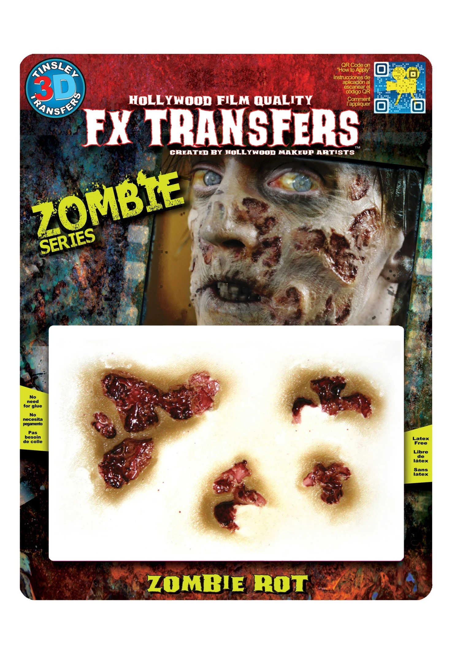 Tinsley Transfers Zombie Rot Temporary 3-D Tattoo Kit 1 Tinsley Transfers Zombie Rot Temporary 3-D Tattoo Kit
